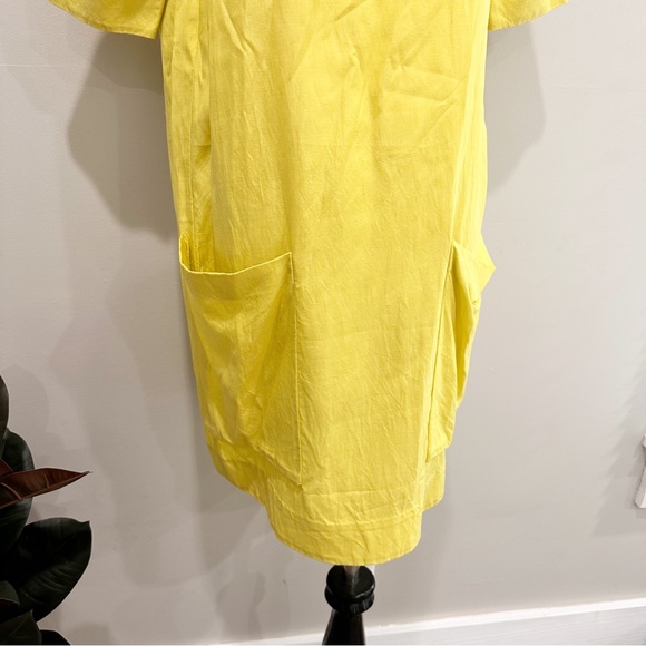 COS Neon Yellow Tunic Dress Women’s - Picture 2 of 6